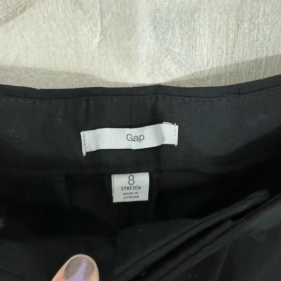 GAP Downtown Bermuda 10” Shorts Black NWT size 8 - Picture 5 of 7